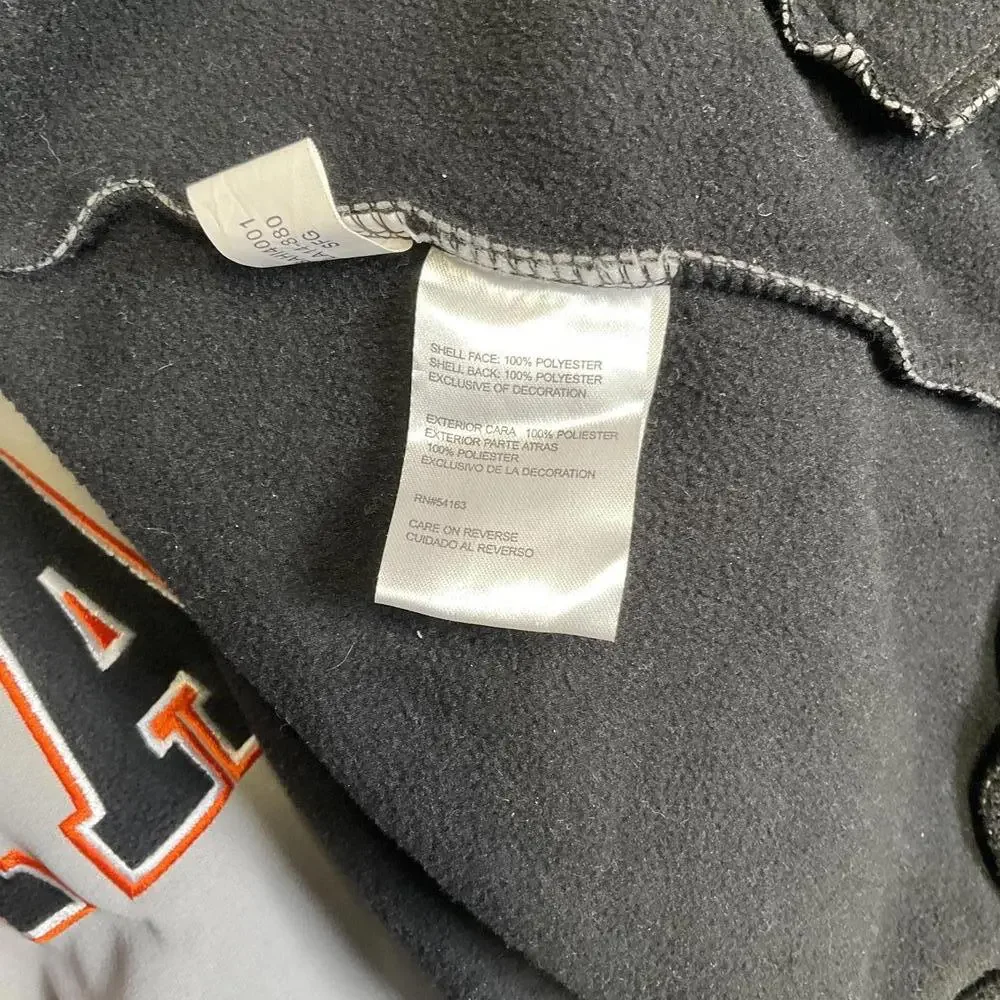 MLB Merchandise Men's Large Gray San Francisco Giants Baseball Full Zip Jacket - Picture 10 of 11